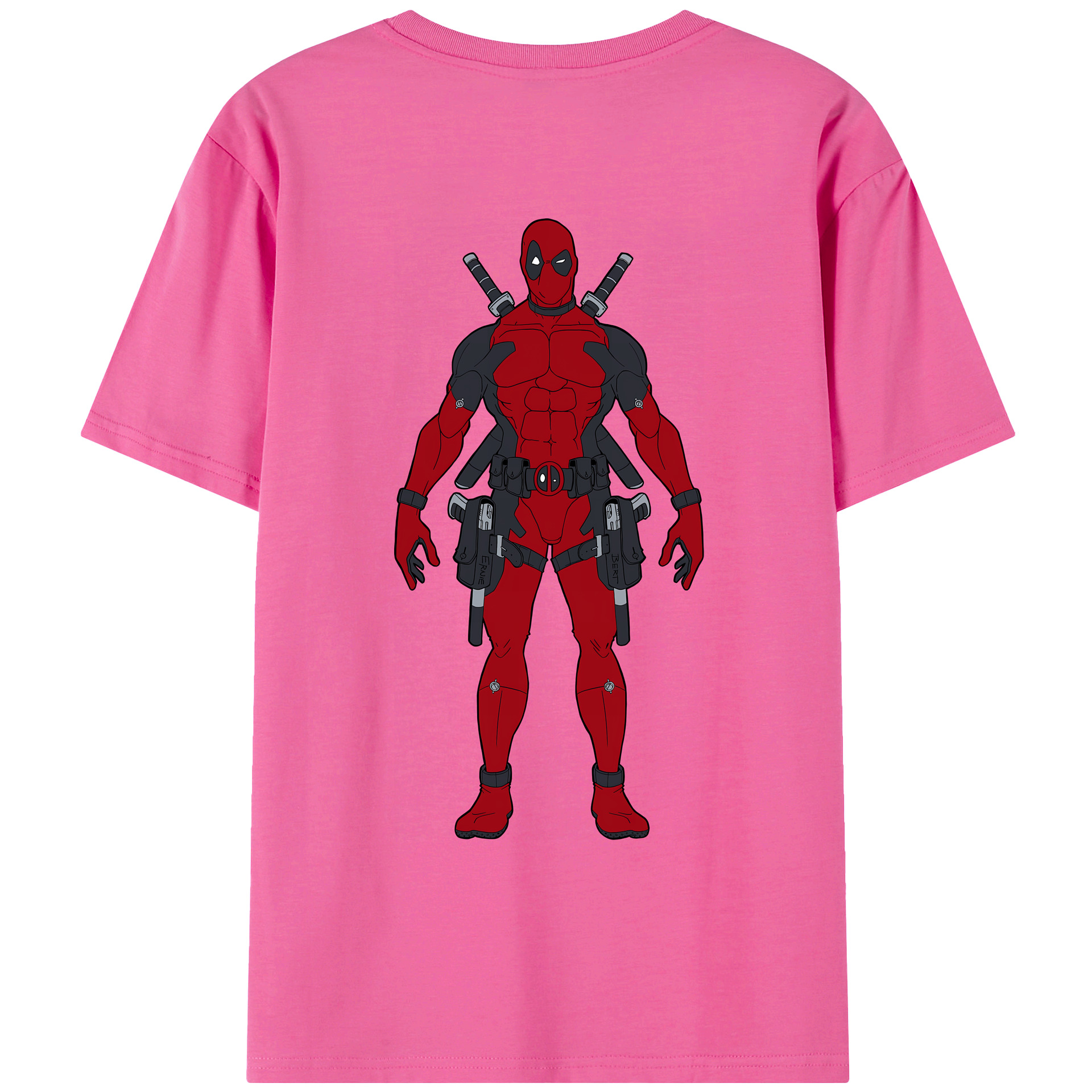 （画像用） Deadpool デッドプール レディース半袖Tシャツ(バックプリント)